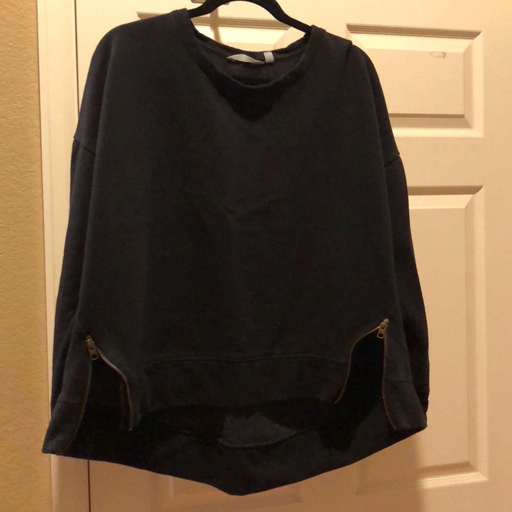 Great black zipper sweatshirt!